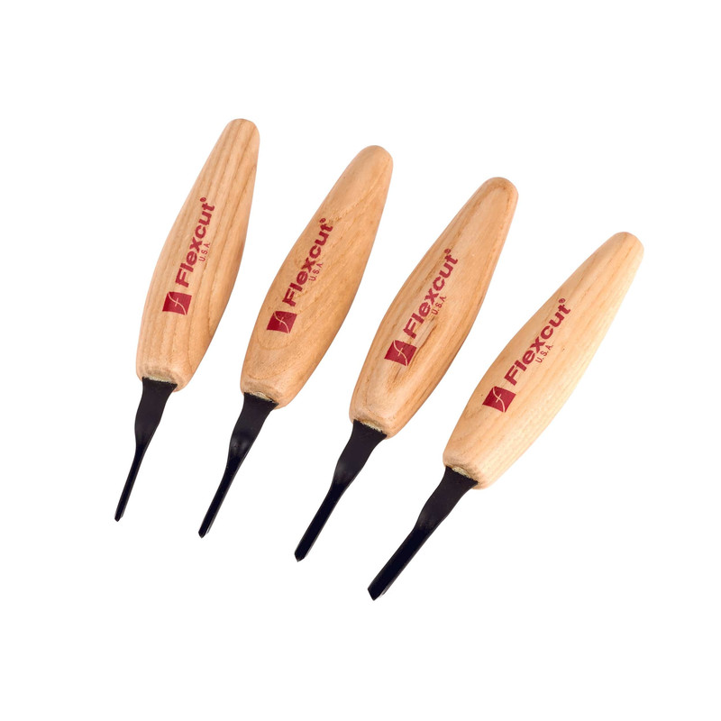 45° V-Parting Micro Tool Set- 4 Piece